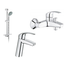 Grohe Eurosmart Набір змішувачей для ванни (23324001+33300002+27926000), (123246 M)
