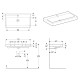 Geberit Умивальник ICON 124078000, білий, (124078000)