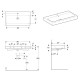 Geberit Умивальник ICON 124093000, білий, (124093000)