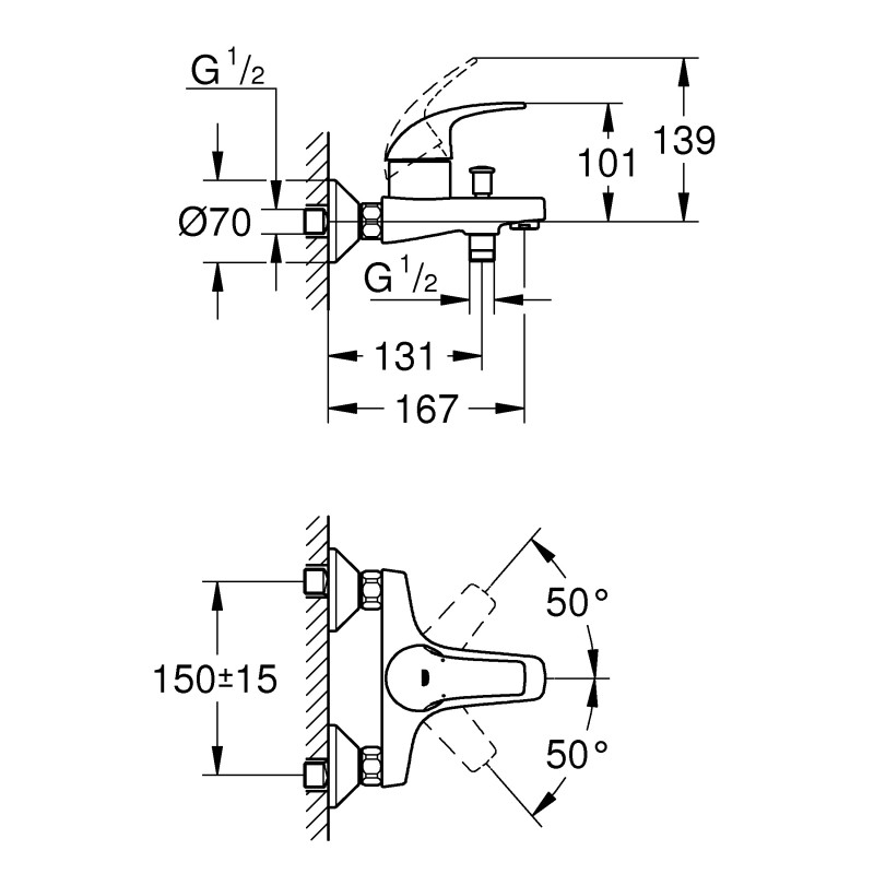 Grohe Набір змішувачів START 126746, (126746)