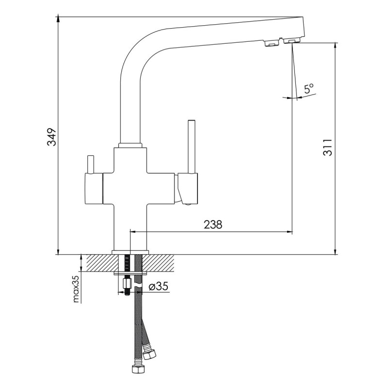 Бойлер Arti WH Flat M Dry 50L/2