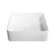 VOLLE Раковина 40*40*12,5 см настенного монтажа из искусственного камня Solid Surface, (13-40-210)