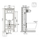 VOLLE Набор инсталляционный: SOLO Rimless подвесной унитаз, сиденье твердое Slim slow-closing 51*35,5*33 см, 141515 MASTER, (13-55-111+141515)