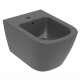 VOLLE SOLO біде підвісне 53,5*36*29 см, колір антрацит мат, (13-55-112Grey)