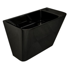 VOLLE TEO black умывальник 50*28*35см моноблок подвесной, (13-88-601black)