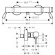 Hansgrohe Talis Care Термостат для душа Ecostat Comfort Care, зовнiшнiй монтаж, хром, (13117000)