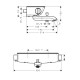 Hansgrohe Ecostat Selectтермостат для ванни, (13141400)