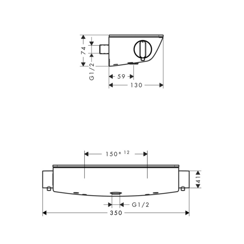 Hansgrohe Ecostat Select Термостат, (13161400)