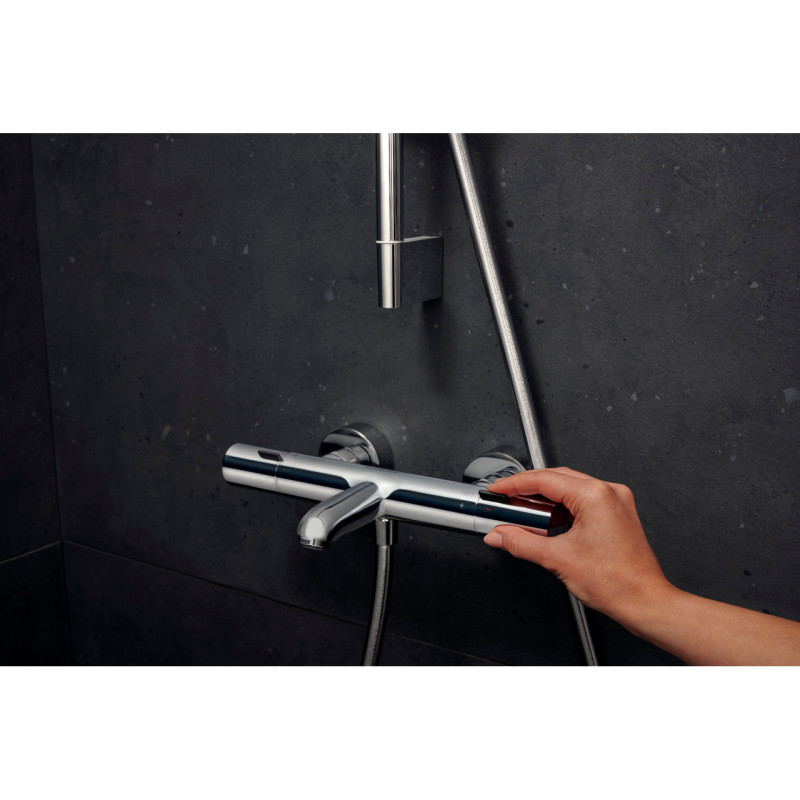 Hansgrohe ECOSTAT FINEтермостат для ванни зовнішнього монтажу, хром, (13325000)