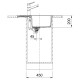 Franke Кухонна мийка Sirius 2.0 S2D 611-62/143.0627.383/тектонайт/620х500х200/врізна/сірий (1430627383)