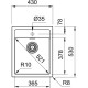 Franke Мийка кухонна Sirius тектонайт, прямокут., без крила, 430х530х200мм, чаша - 1, врізна, бежевий (1430671748)
