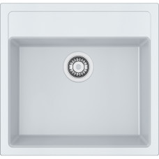 Franke Мийка кухонна Sirius тектонайт, прямокут., без крила, 560х530х200мм, чаша - 1, врізна, білий (1430691510)
