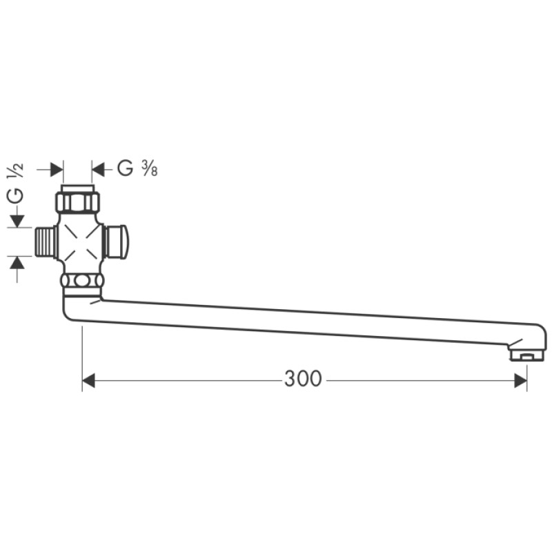 Hansgrohe Metropol - вилив 14495000, (14495000)