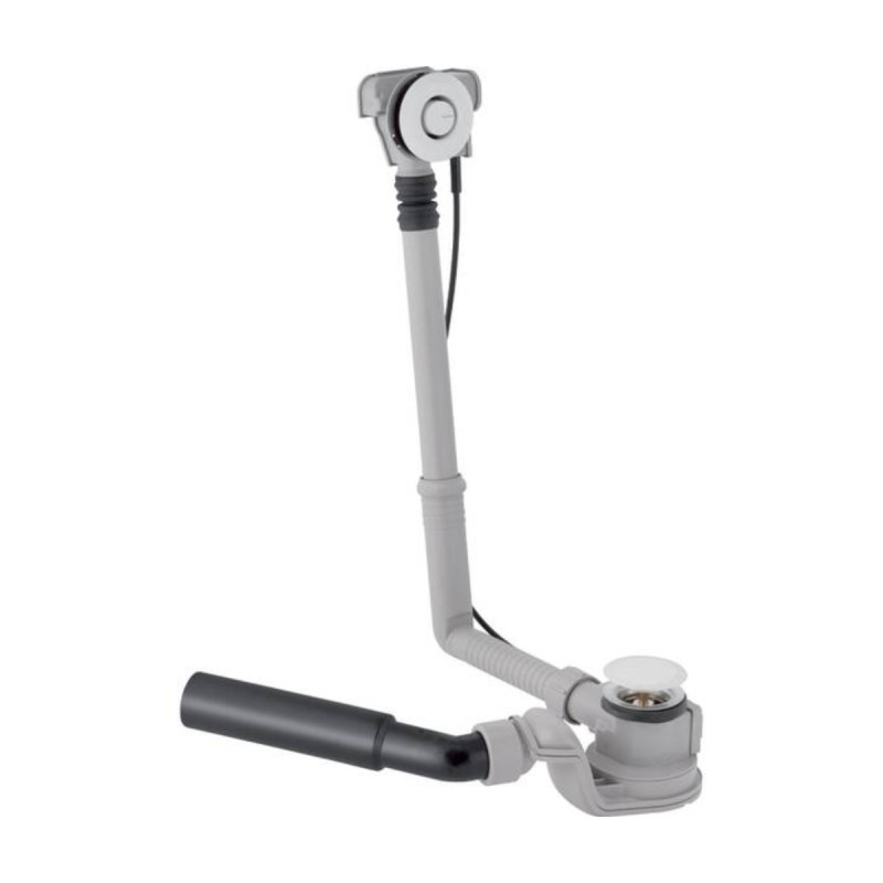 Geberit 150.755.21.6 Злив-перелив для ванни з кнопкою PushControl, d52, довжина 26см, видимі елементи хром глянець