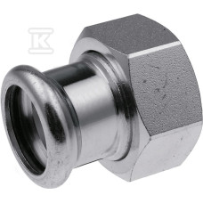 KAN-therm З'єднувач з накидною гайкою з плоским ущільненням Steel 22 x G1 (1509106002)