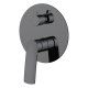 VOLLE CANTE змішувач для ванни прихованого монтажу, 30мм, pistola gris, (1512.031405)