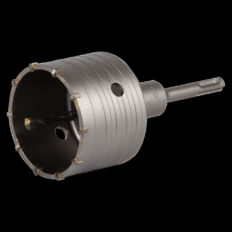 Grad Коронка по бетону Ø80×70мм 10 зубців + хвостовик 110мм SDS-plus (1514405)
