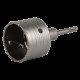 Grad Коронка по бетону Ø80×70мм 10 зубців + хвостовик 110мм SDS-plus (1514405)