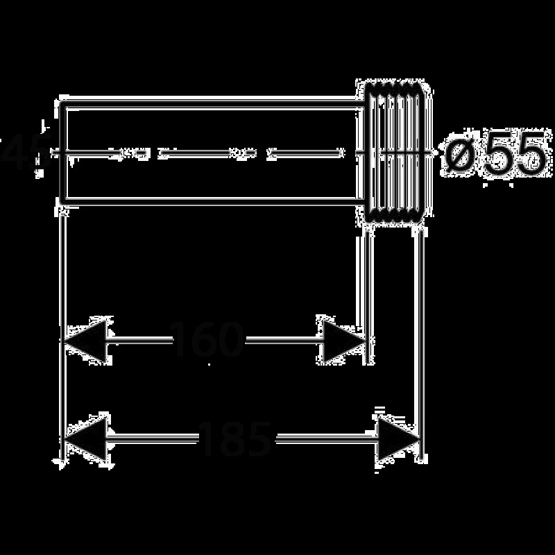 Geberit 152.434.16.1 Відвід d45