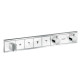 Hansgrohe RainSelect Термостат для душу, з 4 кнопками, на 4 споживача (білий / хром), (15357400)