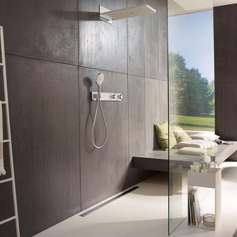Hansgrohe RainSelect Термостат для душу, з 4 кнопками, на 4 споживача (білий / хром), (15357400)
