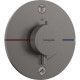 Hansgrohe SHOWER SELECT COMFORT S термостат для 2х споживачів, ПМ, колір шліфованний чорний хром, (15554340)