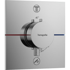 Hansgrohe SHOWERSELECT COMFORT E термостат для 2 потребителей, скрытый монтаж, цвет хром, (15572000)