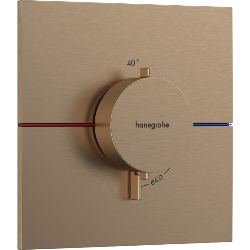 Hansgrohe SHOWERSELECT COMFORT E термостат для 1 потребителя, скрытый монтаж, цвет шлифованная бронза, (15574140)