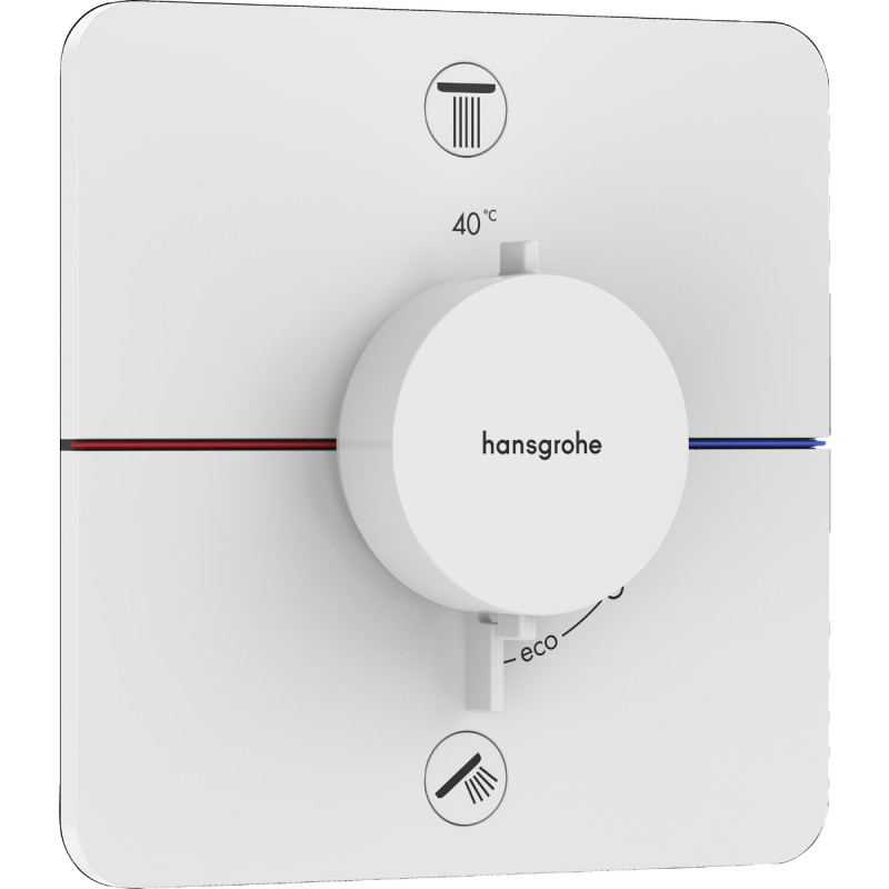 Hansgrohe SHOWER SELECT COMFORT Q термостат для 2х потребителей, СМ, цвет белыйматовый, (15583700)