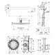 Hansgrohe SELECT душовий набiр (27413000+26464000+15743000+01800180+27353400+27454000), (15743111)