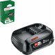 BOSCH Акумулятор PBA, 18В, 2.5А·год, 0.3кг (1600A005B0)