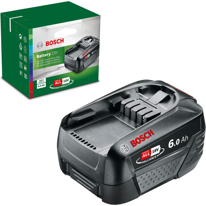 BOSCH Акумулятор PBA, 18В, 6А·год, 0.7кг (1600A00DD7)