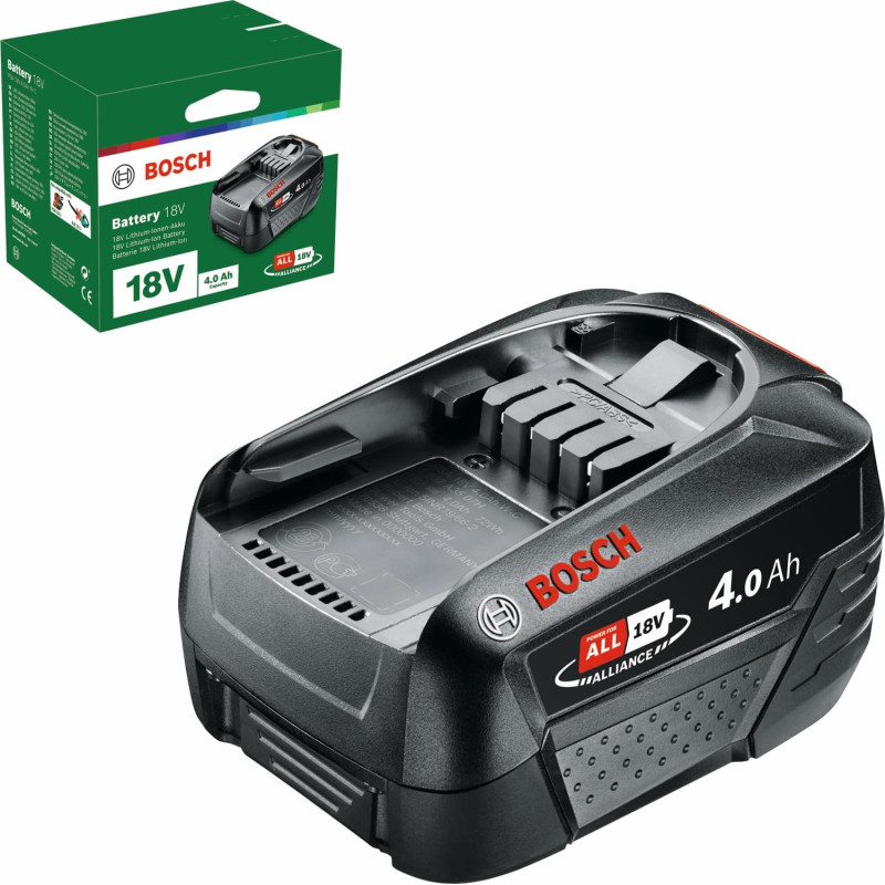 BOSCH Акумулятор PBA, 18В, 4А·год, 0.7кг (1600A011T8)