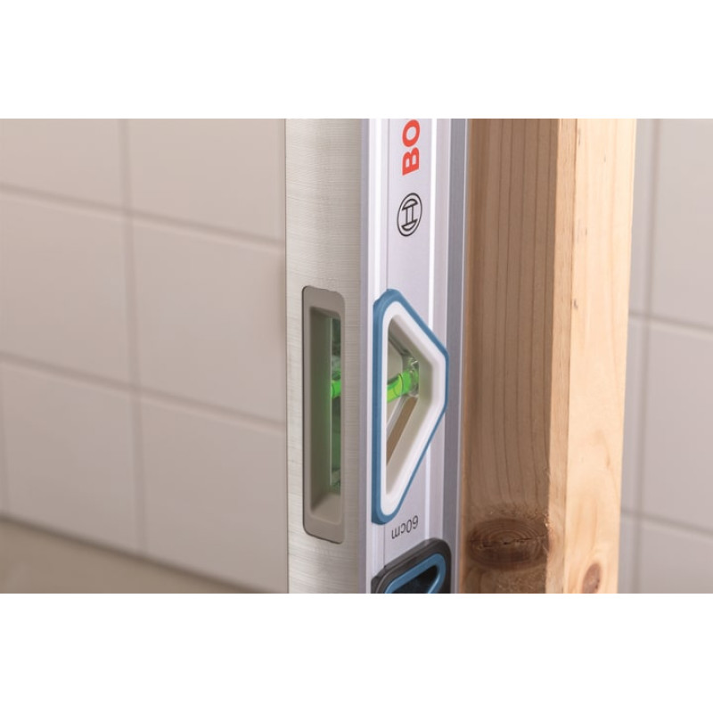 BOSCH Рівень , 60см, 3 капсули, алюмінієвий корпус, отвори для руки (1600A016BP)