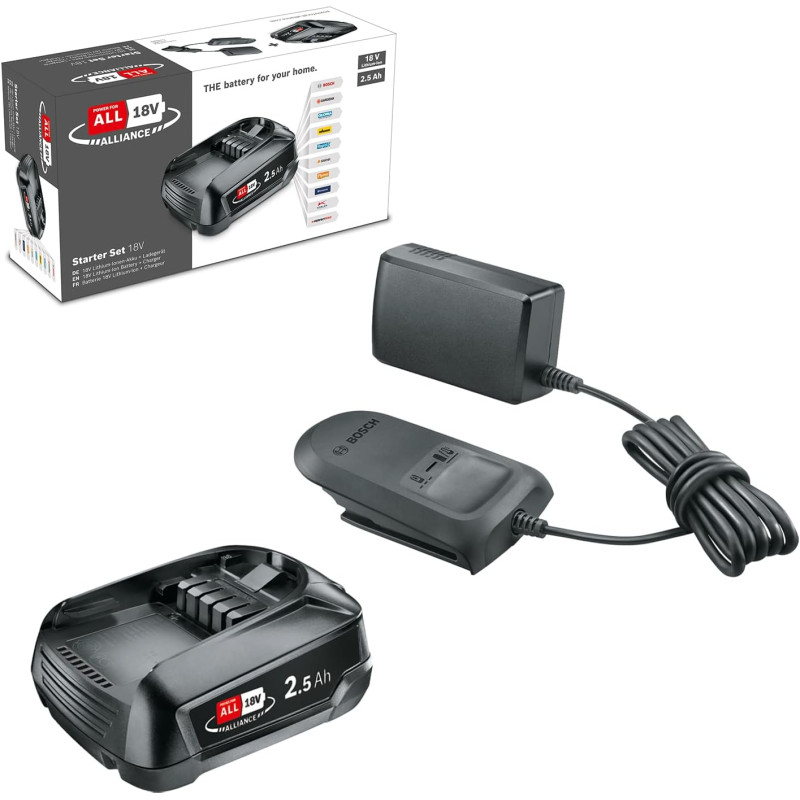 BOSCH Набір акумулятора та зарядного пристрою 18V Alliance , 1х2.5А·год, ЗП GAL 18V-20 (1600A02625)