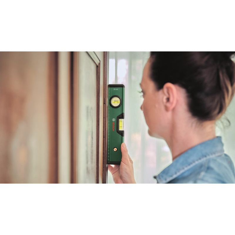 BOSCH Рівень , 25см, 2 капсули, алюмінієвий корпус (1600A027PL)