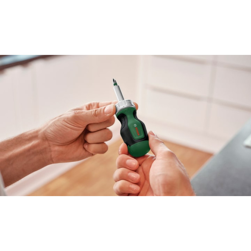 BOSCH Викрутка з тріскачкою 6 насадок (1600A027PN)