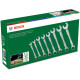 BOSCH Ключі комбіновані , набір 8шт, 6-19мм (1600A027PS)