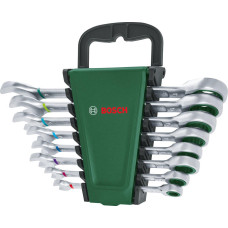 BOSCH Ключі комбіновані , набір 8шт, 6-19мм (1600A027PS)
