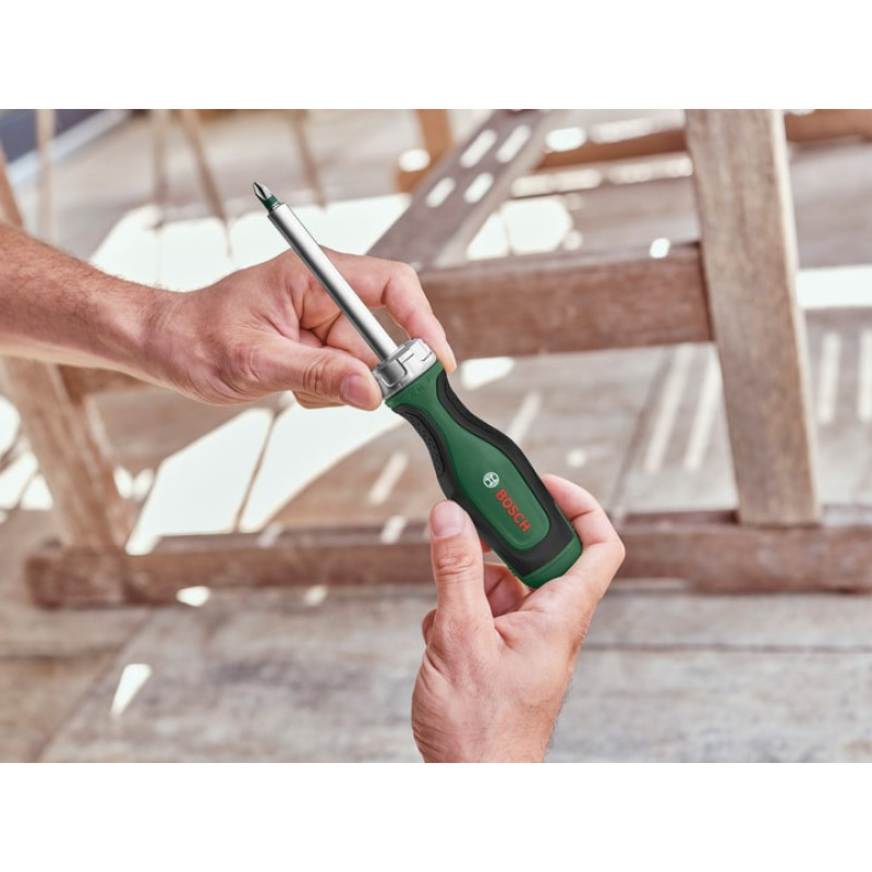 BOSCH Викрутка 12 насадок, Tx, PZ, PH, SL, HEX (1600A02BX2)