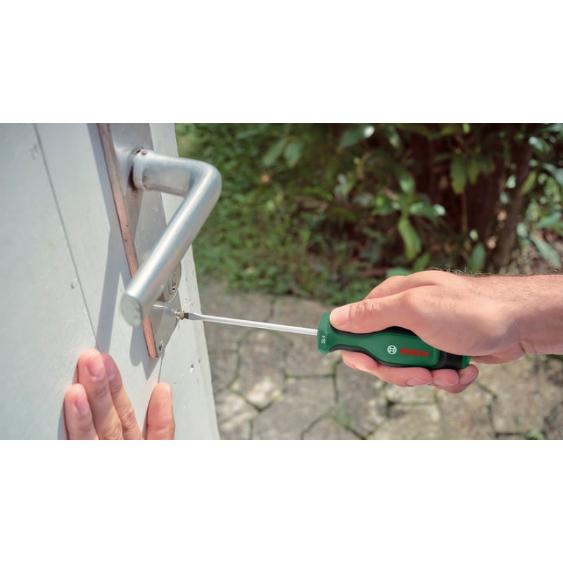 BOSCH Викрутка набір 8шт, SL 4, 6.5 мм, PH1х100 мм, PH2х125 мм, PZ1х100 мм, PZ2х125 мм, Т20х100, Т25х100 (1600A02BX8)