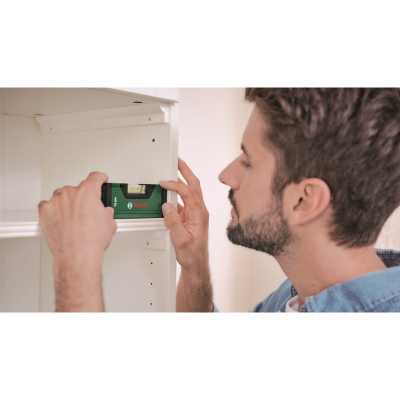 BOSCH Рівень , 12см, 1 капсула, алюмінієвий корпус (1600A02H3H)