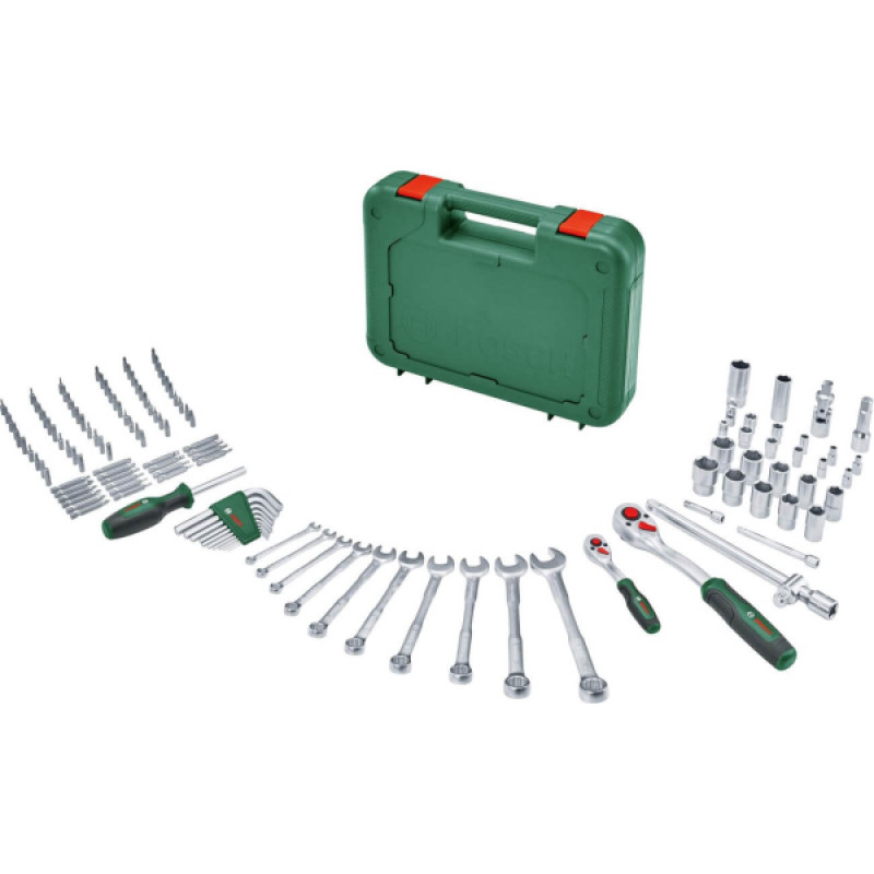 BOSCH Набір ручних інструментів Advanced, 132 шт (1600A02Z9B)