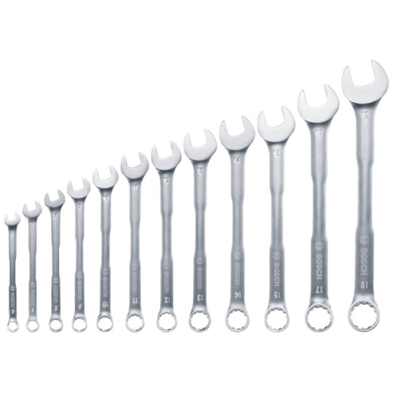 BOSCH Набір гайкових ключів 6-19 мм (12 шт.) (1600A02Z9D)