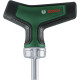 BOSCH Викрутка з тріскачкою, Т-подібне руків'я, 109мм, сталь CrV (1600A02Z9S)