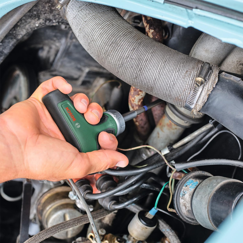 BOSCH Викрутка з тріскачкою, Т-подібне руків'я, 109мм, сталь CrV (1600A02Z9S)
