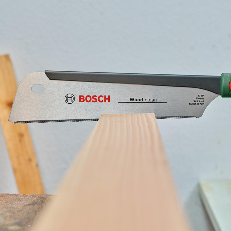 BOSCH Ножівка по дереву Dozuki, 270мм, 17TPI, пластикове руків'я (1600A02ZB7)
