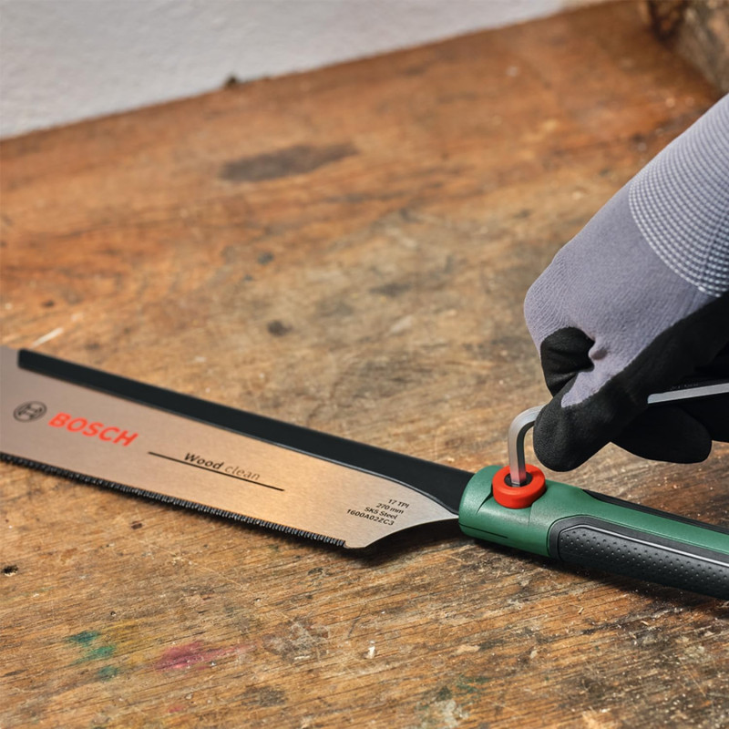 BOSCH Ножівка по дереву Dozuki, 270мм, 17TPI, пластикове руків'я (1600A02ZB7)