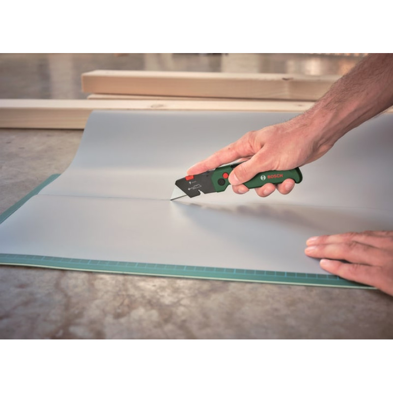 BOSCH Ніж будівельний трапецієподібний , корпус двокомпонентний, 175x40x25мм (1600A032V7)