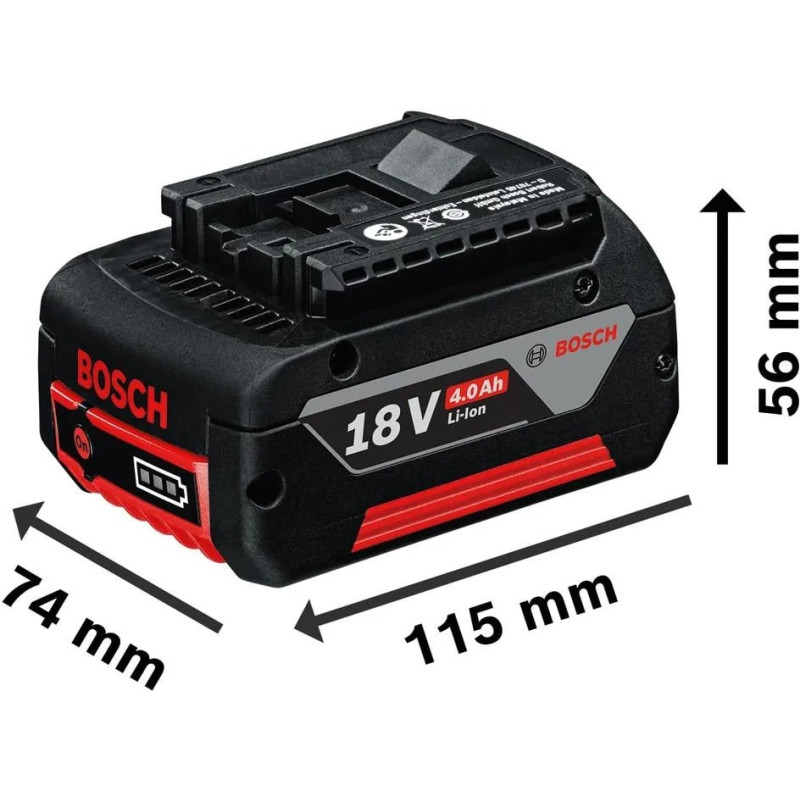 BOSCH Акумулятор GBA, 18В, 4А·год (1600Z00038)